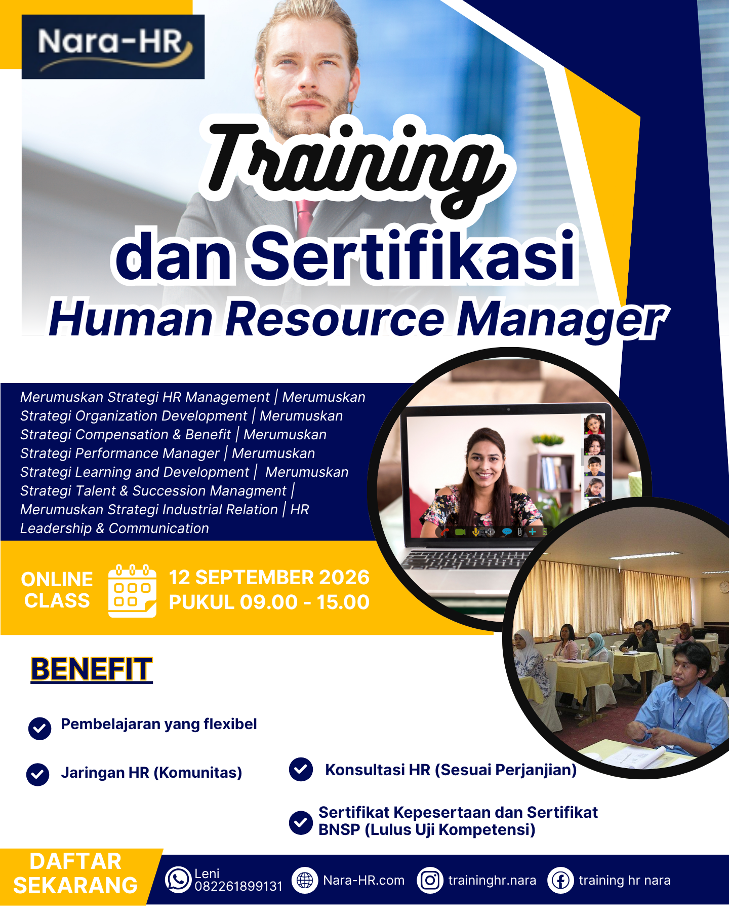 Training dan Sertifikasi  Resource Manager